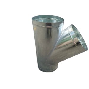 Oblique Y Branch for Round Duct
