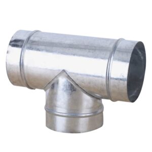 Galvanized Steel T Branch for Spiral Duct (Without Gasket)