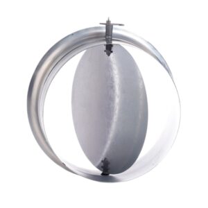 Round Gravity Backdraft Damper