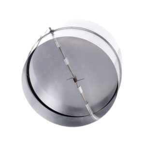 Round Double Blade Gravity Backdraft Damper