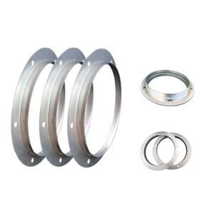 Round Angle Iron Flange / Galvanized Circular Duct Flange / Punched Round Flange
