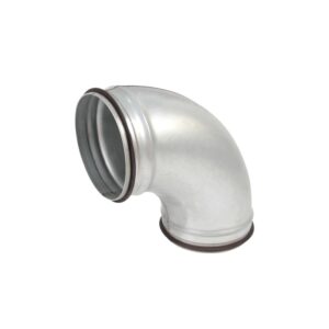 90° Spiral Duct Elbow (Galvanized Steel)