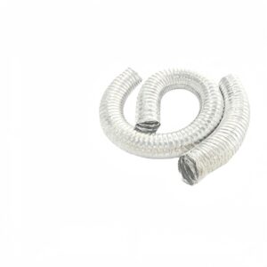 Double Layer Aluminum Foil Flexible Duct with Galvanized Steel Wire Reinforcement