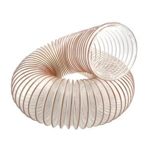 PU Flexible Duct with Copper-Plated Steel Wire