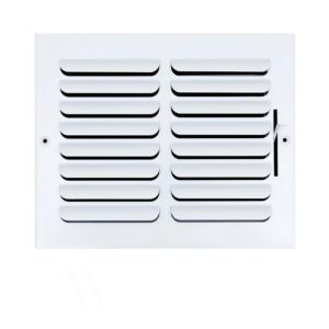  One-Way Curved Blade Ceiling Register