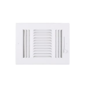 Three-Way Adjustable Wall & Ceiling Register